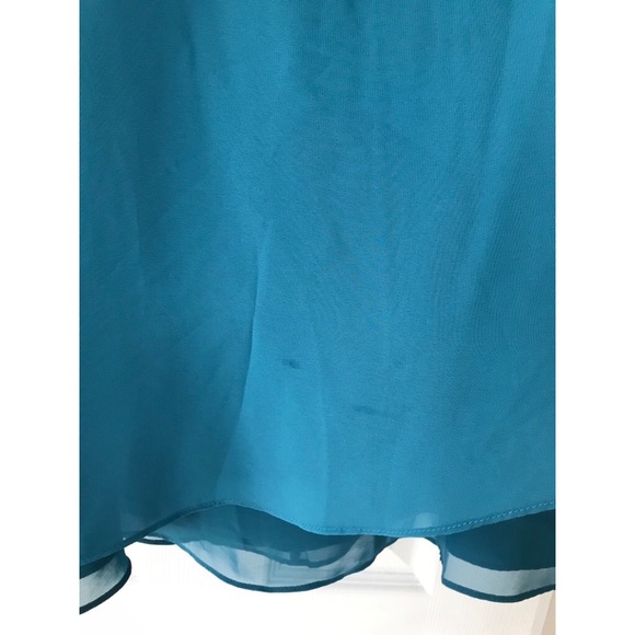 ✖️donated✖️Alfred Angelo Bridesmaid Tealness Dress - Picture 4 of 7